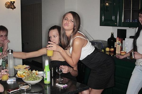 Sexaktivitäten während einer Party