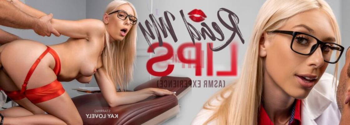 VRConk Kay Lovely - Lee mis labios (experiencia ASMR) - x -