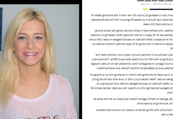 Lauren Wambles, também conhecida como Aubrey Gold - antes da sentença de prisão