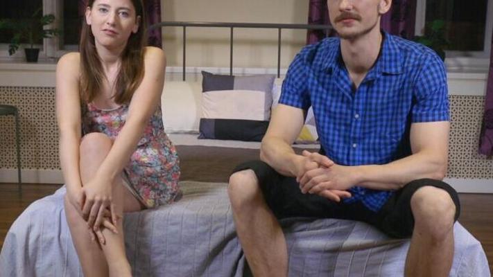 shy couple trys sex, but he came very soon after penetrating her