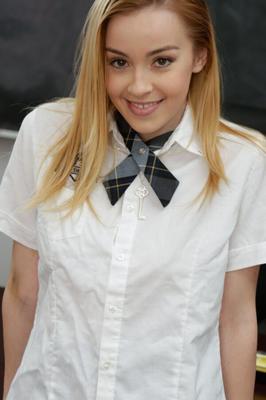 busty blonde schoolie teaches teacher about mountains, valley