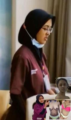 Anis Azmi, infirmière de l'hôpital Thomson, Kota Damansara, nue