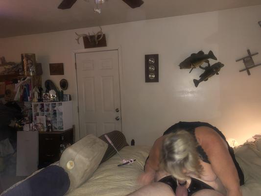 Fucking and sucking my mature bbw wife